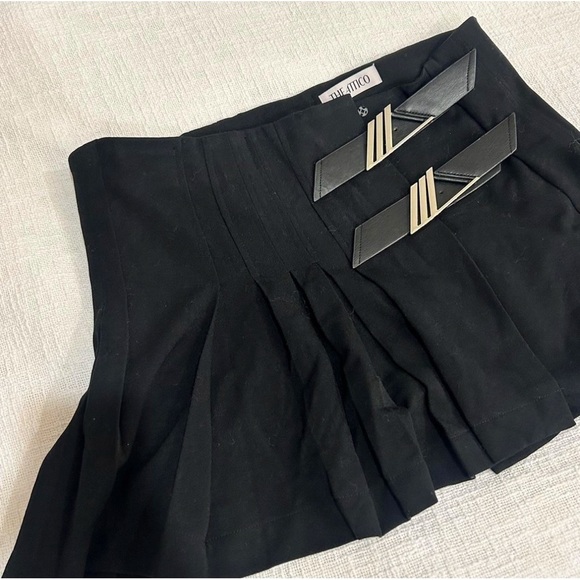 The Attico Black Pleated Skirt - Picture 3 of 3